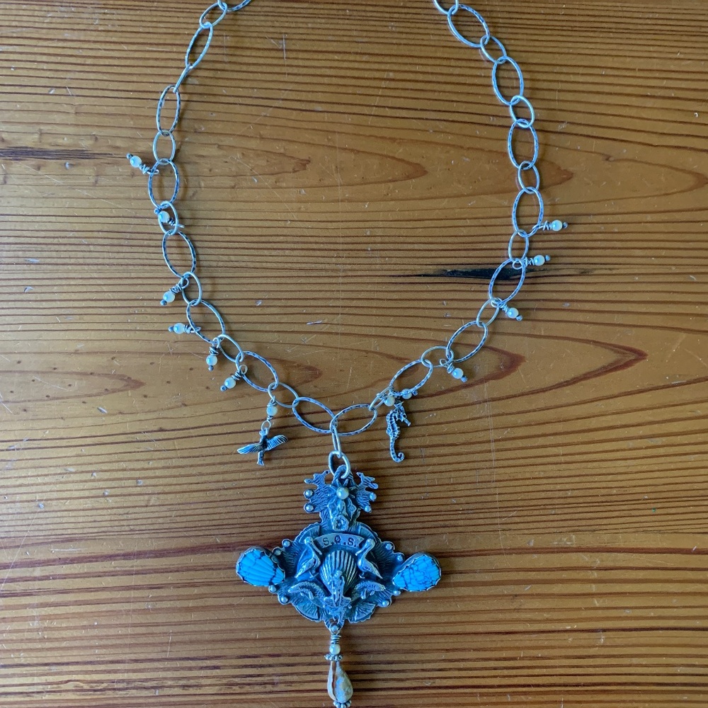 Sweetbird Studio Save Our Shores Necklace